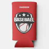 Aangepaste naam & kleur honkbal (Achterkant)