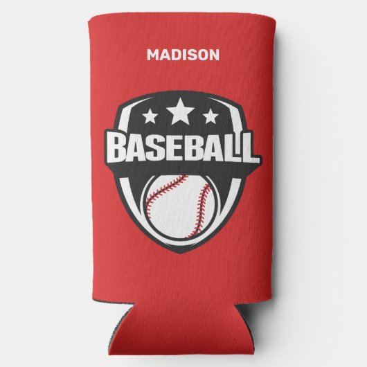 Aangepaste naam & kleur honkbal (Achterkant)