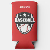 Aangepaste naam & kleur honkbal (Voorkant)