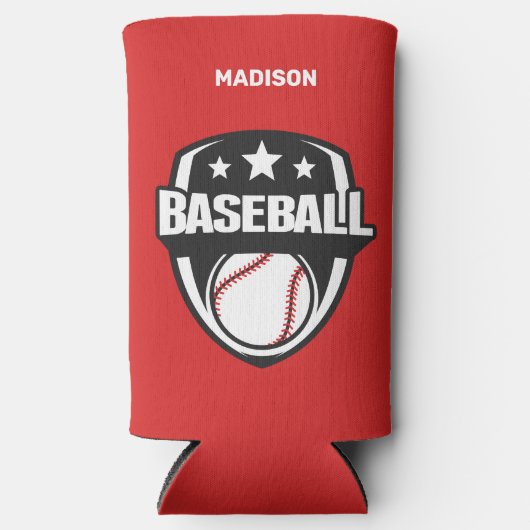 Aangepaste naam & kleur honkbal (Voorkant)