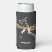 Aangepaste naam & kleur honkbalspeler (Seltzer Voorkant)