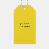 Aangepaste naam & kleur Ukulele Cadeaulabel (Achterkant)