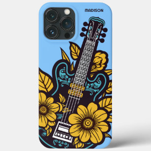 Aangepaste naam & kleur Ukulele iPhone 13 Pro Max Hoesje