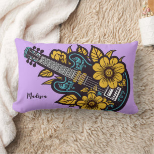 Aangepaste naam & kleur Ukulele Kussen