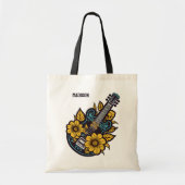 Aangepaste naam & kleur Ukulele Tote Bag (Voorkant)