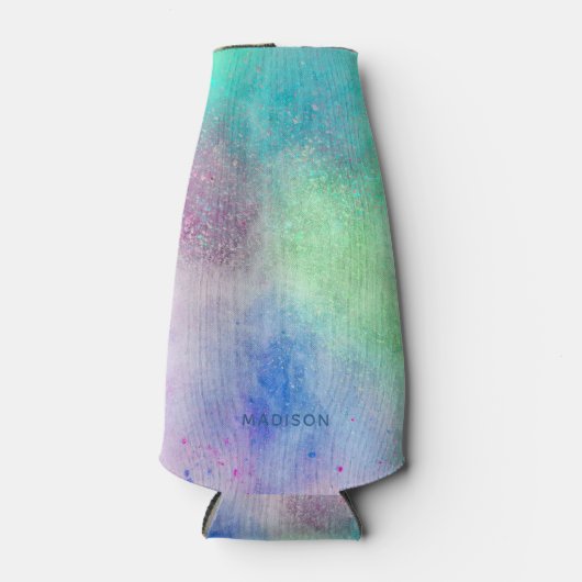 Aangepaste naam Kleurexplosie fleskoeler Flesjeskoeler (Voorkant)