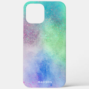 Aangepaste naam Kleurexplosie-telefoongevallen iPhone 12 Pro Max Hoesje