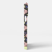 Aangepaste naam kleurig floreel naadloos patroon iPhone hoesje (Rechterkant)