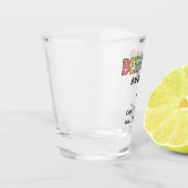 Aangepaste naam Kleurrijke Gedragsanalist Shot Glas (Links)