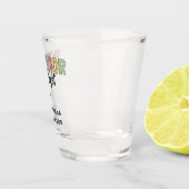Aangepaste naam Kleurrijke Gedragsanalist Shot Glas (Rechts)