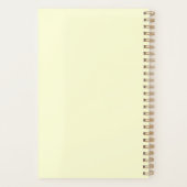 Aangepaste naam kleurrijke moderne jaarlijkse geom planner (Achterkant)