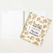 Aangepaste naam Koffie Lover jaarlijkse planner (Display)