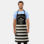 Aangepaste naam Koning van de Grill Schort (Gedragen)