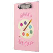 aangepaste naam kunstacademie artistieke creativit klembord (Links)