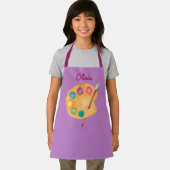 aangepaste NAAM Kunstpalet Kunstpalet schilderen k Schort (Insitu)