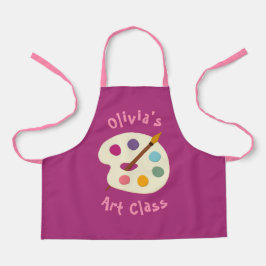 aangepaste NAAM Kunstschool Artiest Apron Schort