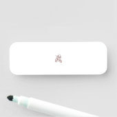 Aangepaste naam Labels | ID & Retro DesignsCustom Naamplaatje (In situ)