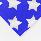 Aangepaste naam lacrosse patriottische sterren str fleece deken (Hoek)