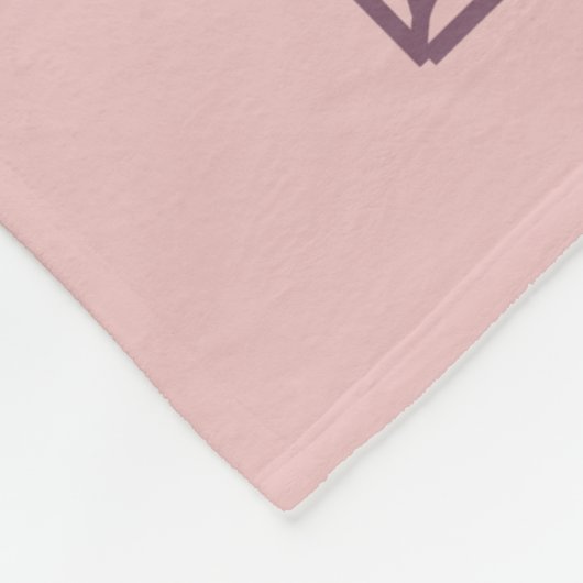 Aangepaste naam Leafy Lijst Fleece Deken (Hoek)