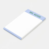 Aangepaste Naam Leraar Stationery Waardering Gift Post-it® Notes (Schuin)