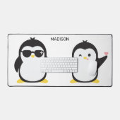 Aangepaste naam Leuke Pinguïns Bureaumat (Keyboard & Muis)