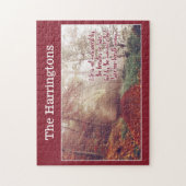 Aangepaste naam levensquote puzzel legpuzzel (Verticaal)