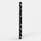 Aangepaste naam licht paarse glittersnor Case-Mate iPhone case (Achterkant/rechts)