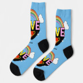 Aangepaste naam "Liefde is Liefde" Sokken (Links)