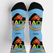 Aangepaste naam "Liefde is Liefde" Sokken (Top)