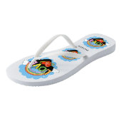 Aangepaste naam "Liefde is Liefde" Teenslippers (Schuin)