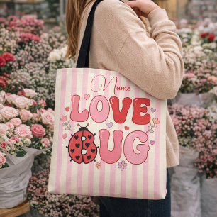Aangepaste naam Liefdeskever Valentijnsdag Lievehe Draagtas