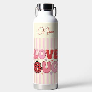 Aangepaste naam Liefdeskever Valentijnsdag Lievehe Waterfles