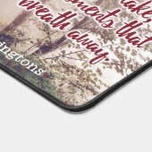 Aangepaste naam Life Quote Bureaumat (Hoek)