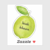 Aangepaste naam Limoen fruit Sticker (Vel)