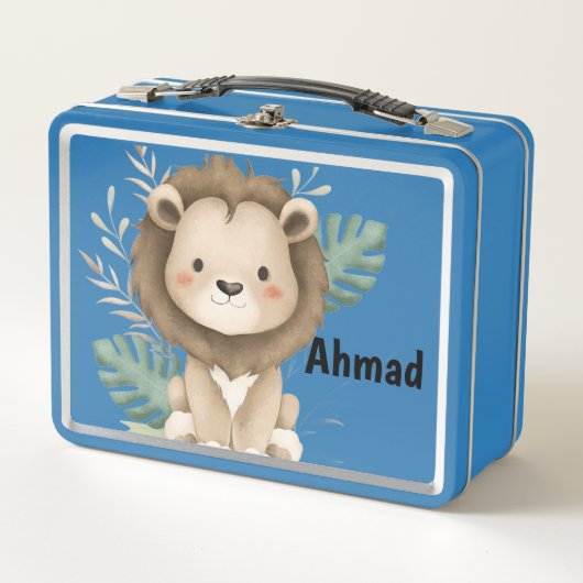 Aangepaste naam Lion & Leaves (Voorkant)