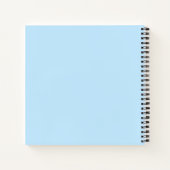 Aangepaste naam Llama Cute Notitieboek (Achterkant)