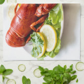 Aangepaste naam Lobster Theedoek (Gevouwen)