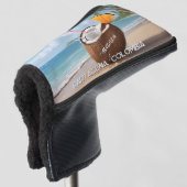 Aangepaste naam & locatie Coco Loco Golfheadcover (3/4 voorkant)