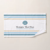 Aangepaste Naam & Locatie Strandhuis Bad Handdoek (Handdoek)