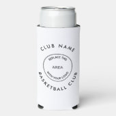 Aangepaste naam Logo Basketball Club Alle kleuren (Seltzer Voorkant)