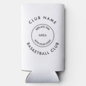 Aangepaste naam Logo Basketball Club Alle kleuren (Achterkant)