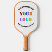 Aangepaste naam Logo Website Pickleball Paddle Com (Achterkant)