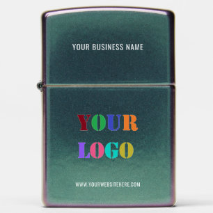 Aangepaste naam Logo Website Promotie Zippo Lighte