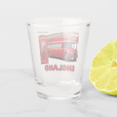 Aangepaste naam Londen Engeland Shot Glas (Achterkant)
