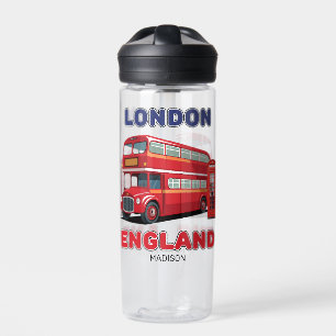 Aangepaste naam Londen Engeland Waterfles