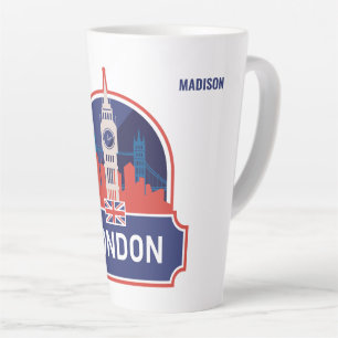 Aangepaste naam Londen Latte Mok