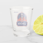 Aangepaste naam Londen Shot Glas (Achterkant)