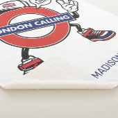 Aangepaste naam London Calling Sherpa Deken (3/4)