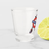 Aangepaste naam London Calling Shot Glas (Links)