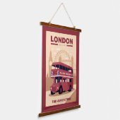 Aangepaste naam LONDON Hangend Wandkleed (Gebogen)